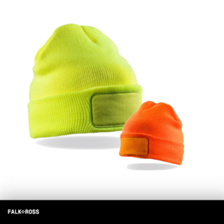 bonnet haute visibilite fluorescent orange jaune