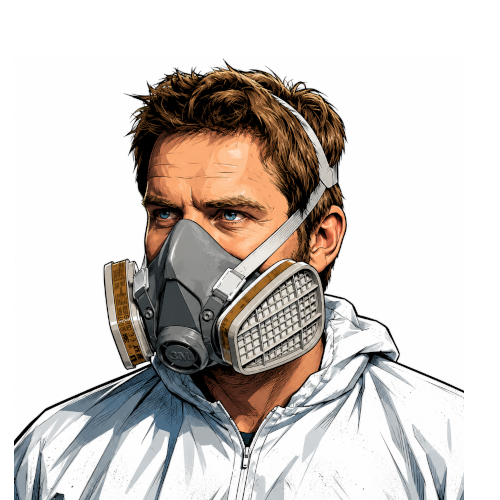 demi masque respiratoire 3m serie 6000